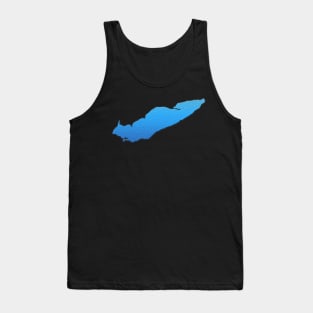 Lake Erie Great Lakes Outline Tank Top